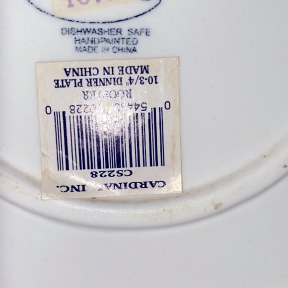 Vintage adorable hand painted Rooster plate - Picture 3 of 4